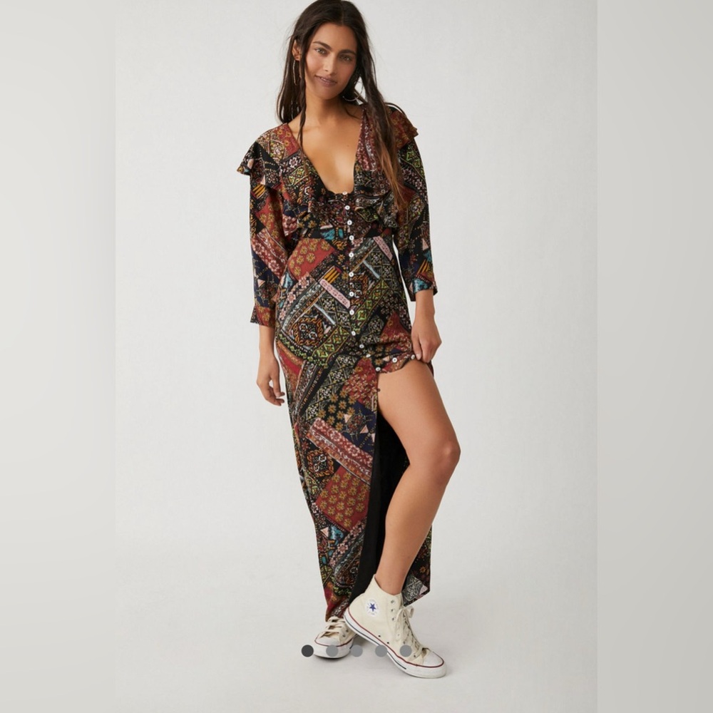 Free people Lennon Maxi Dress size Medium